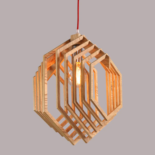 طرح آویز چوبی چراغ آویز لیزر - wooden pendant hanglampfor laser cut ve - برای دستگاه CNC چوب و لیزر (سی ان سی)