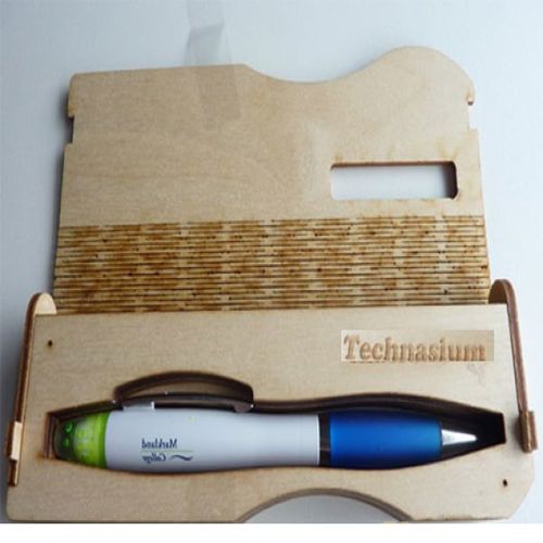 طرح خودکار چوبی، جعبه کادو، قاب، برش لیزری، قاب - wooden pen gift box case laser cut ve - برای دستگاه CNC چوب و لیزر (سی ان سی)