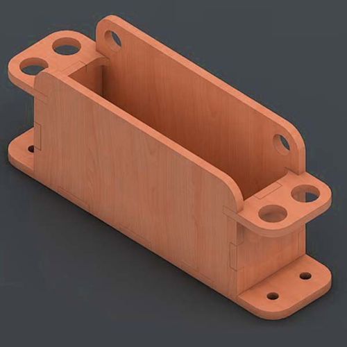 طرح جا قلمی چوبی با دفتر دفترچه سازماندهنده میز اداری لیزر - wooden pen holder with notepad office desk organizer laser cut - برای دستگاه CNC چوب و لیزر (سی ان سی)