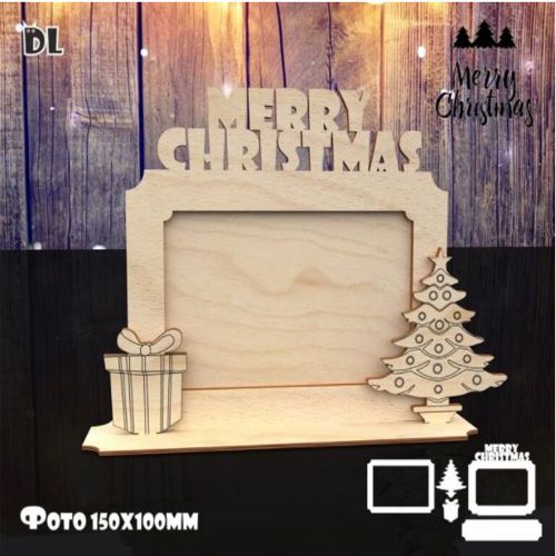 طرح wooden-photo-frame-with-engraved-tree-gift-box-ve