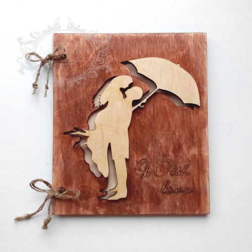 طرح کارت پستال چوبی برای برش لیزری - wooden postcard for laser cut ve - برای دستگاه CNC چوب و لیزر (سی ان سی)