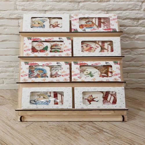 طرح wooden-rack-tabletop-display-stand-cupcake-display-desserts-holder-for-laser-cutting-ve