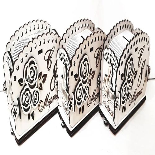 طرح بانک کوچک چوبی برای برش لیزری - wooden small bank for laser cut ve - برای دستگاه CNC چوب و لیزر (سی ان سی)