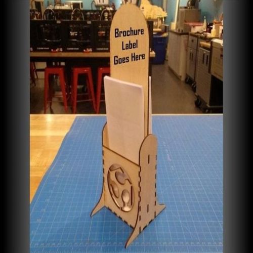 طرح پایه دستمال کاغذی جای دستمال استند بروشور برش لیزری - wooden tissue paper stand napkin holder brochure stand laser cutting - برای دستگاه CNC چوب و لیزر (سی ان سی)