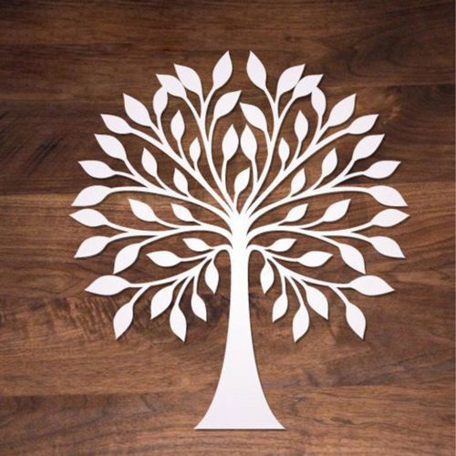 طرح تزیین دیوار با درخت چوبی برای برش لیزری هزینه - wooden tree wall decoration for laser cutting ve - برای دستگاه CNC چوب و لیزر (سی ان سی)