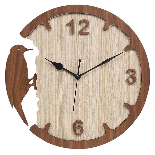 طرح woodpecker-style-wall-clock-modern-design-decorative-clock-for-laser-cut-ve