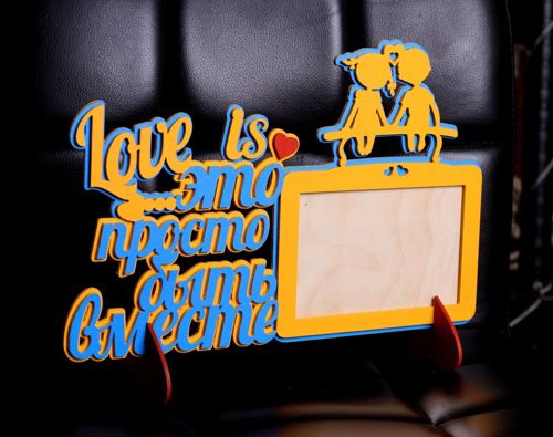 طرح قاب عکس زرد ایده‌ها برش لیزری - yellow photo frame ideas laser cut ve - برای دستگاه CNC چوب و لیزر (سی ان سی)