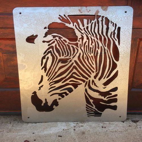 طرح برش لیزری زبرا - zebra laser cut - برای دستگاه CNC چوب و لیزر (سی ان سی)