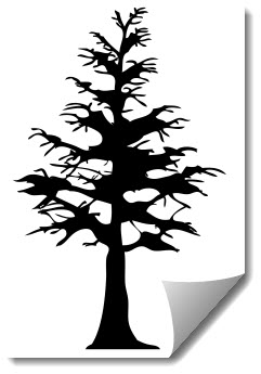 طرح درخت ۲ مناسب برای استفاده در دستگاه های cnc چوب و cnc لیزر - tree 2 dxf file