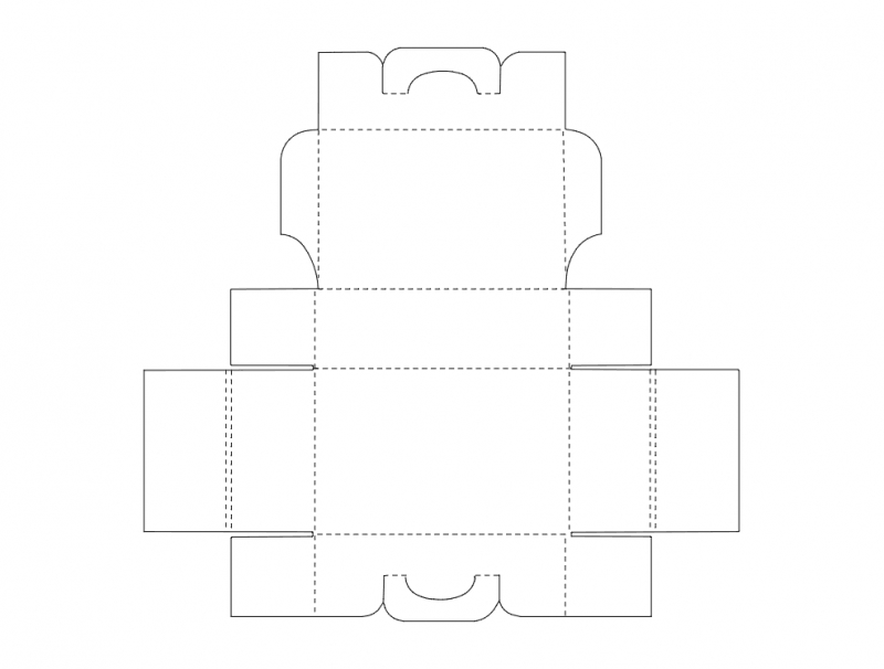طرح قالب طراحی بسته بندی مناسب برای استفاده در دستگاه های cnc چوب و cnc لیزر - packaging design template dxf file
