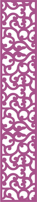 طرح پنل وکتور بدون درز ۲۵۴ مناسب برای استفاده در دستگاه های cnc چوب و cnc لیزر - laser cut vector panel seamless 254 cdr file