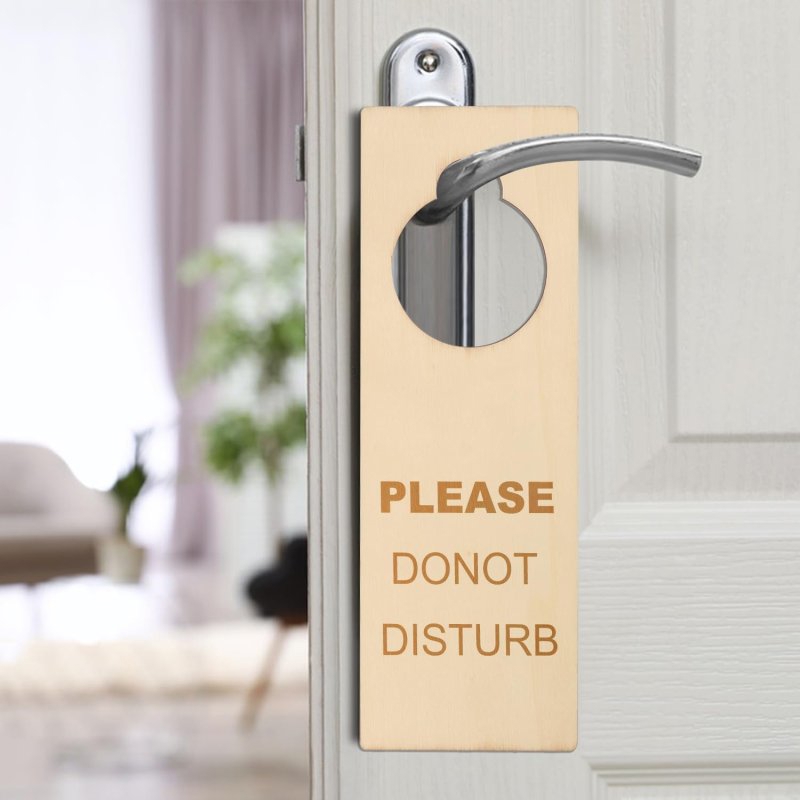 طرح آویز دستگیره درب چوبی مناسب برای استفاده در دستگاه های cnc چوب و cnc لیزر - laser cut wood door knob hangers