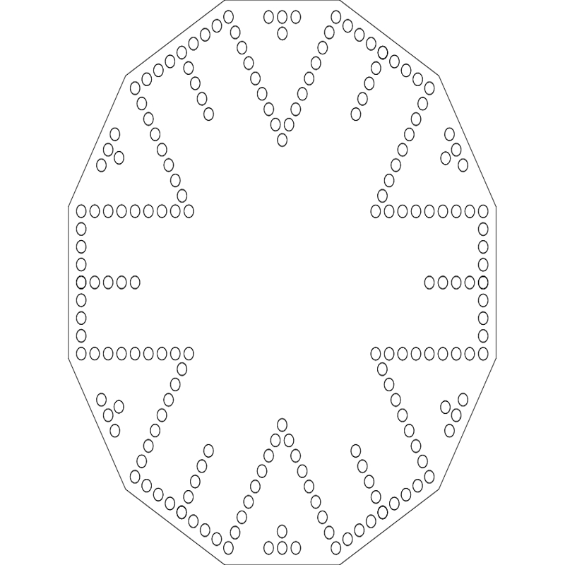 طرح بازی 6 مناسب برای استفاده در دستگاه های cnc چوب و cnc لیزر - game 6 dxf file