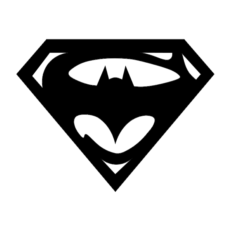 طرح سوپر خفاش مناسب برای استفاده در دستگاه های cnc چوب و cnc لیزر - super bat dxf file