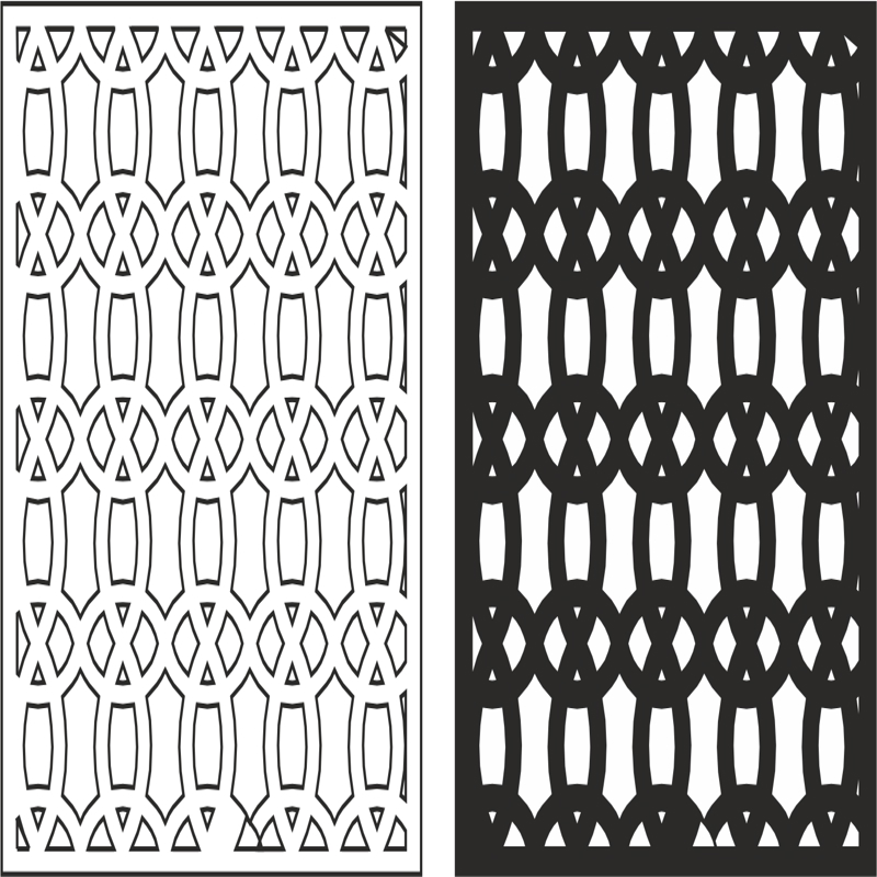 طرح هندسی مناسب برای استفاده در دستگاه های cnc چوب و cnc لیزر - geometric pattern cdr file