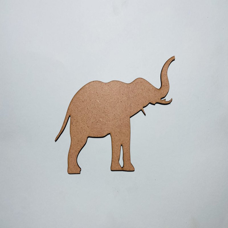 طرح برش چوب فیل با دستگاه لیزر مناسب برای استفاده در دستگاه های cnc چوب و cnc لیزر - laser cut elephant wood cutout cdr file