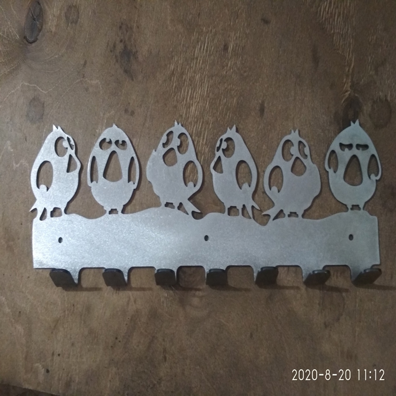 طرح آویز دیواری طرح پرندگان خشمگین مناسب برای استفاده در دستگاه های cnc چوب و cnc لیزر - laser cut angry birds wall hanger dxf file
