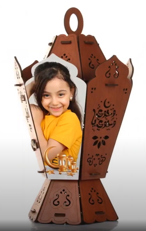 طرح فانوس ماه رمضان مناسب برای استفاده در دستگاه های cnc چوب و cnc لیزر - laser cut ramadan fanoos lantern cdr file