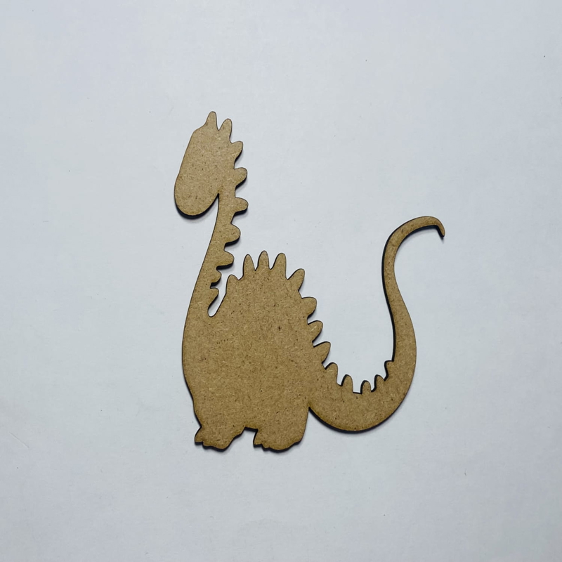 طرح دایناسور چوبی مناسب برای استفاده در دستگاه های cnc چوب و cnc لیزر - laser cut wood baby dinosaur craft shape cutout cdr file