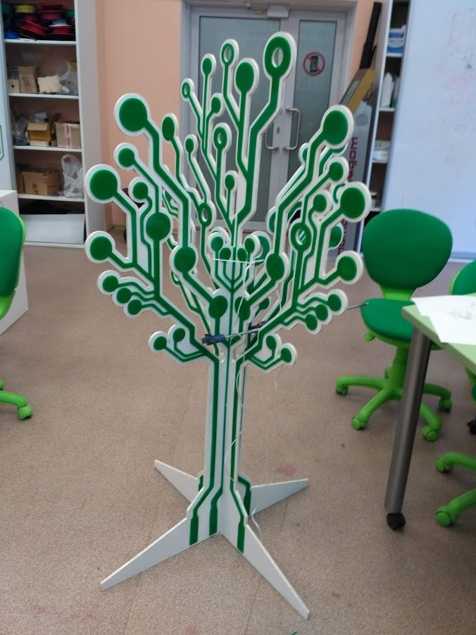طرح درخت دیجیتال مناسب برای استفاده در دستگاه های cnc چوب و cnc لیزر - laser cut digital tree cdr file