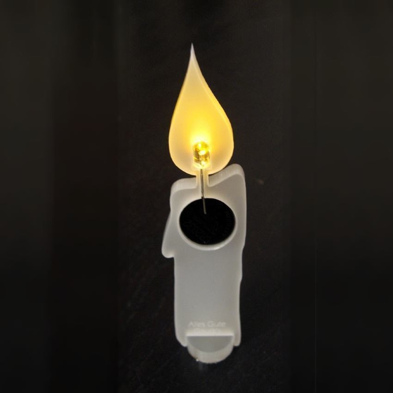طرح شمع LED مناسب برای استفاده در دستگاه های cnc چوب و cnc لیزر - laser cut led candle cdr file