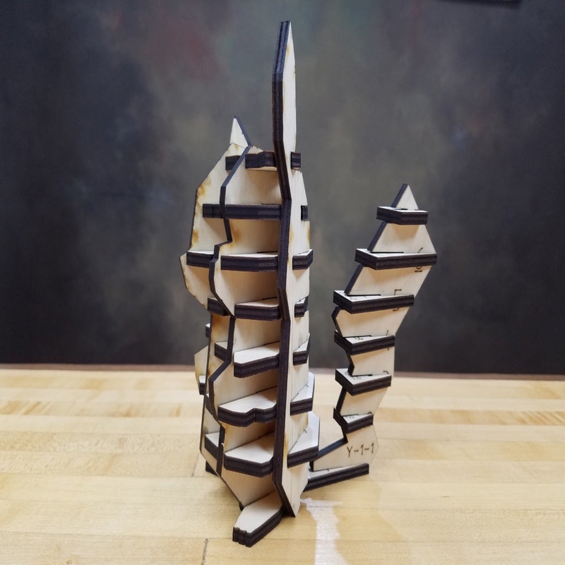 طرح پازل پیکاچو مناسب برای استفاده در دستگاه های cnc چوب و cnc لیزر - laser cut pikachu puzzle dxf file