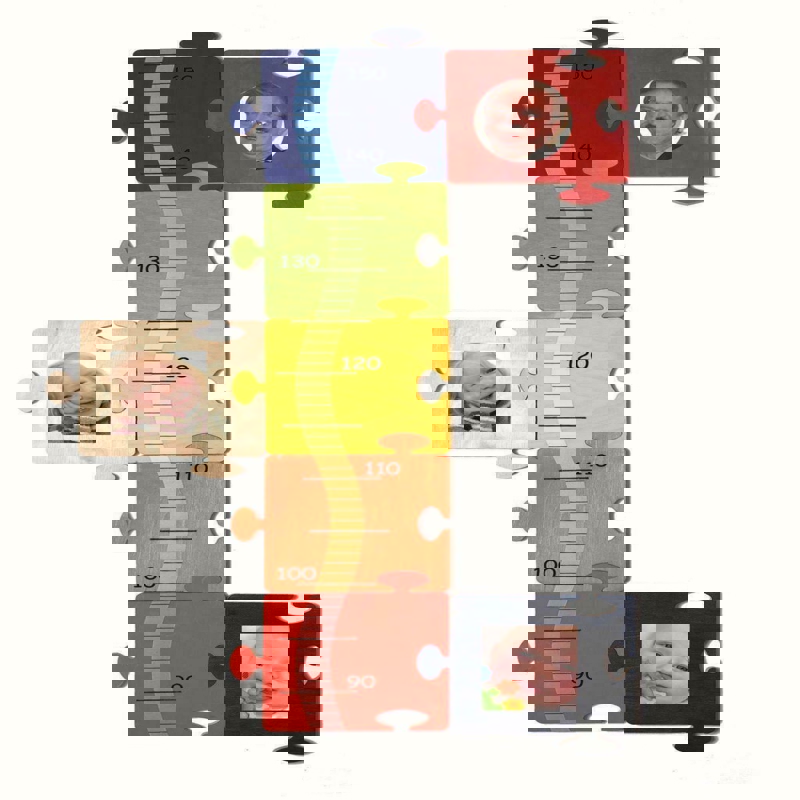 طرح جدول ارتفاع قاب عکس پازل ، مناسب برای استفاده در دستگاه های cnc چوب و cnc لیزر - laser cut jigsaw puzzle photo frame height chart cdr file