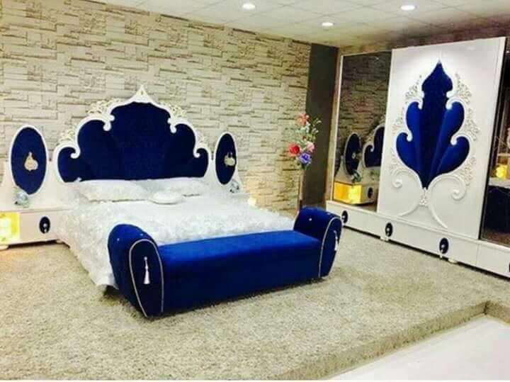 طرح مبلمان اتاق خواب مناسب برای استفاده در دستگاه های cnc چوب و cnc لیزر - bedroom furniture dxf file