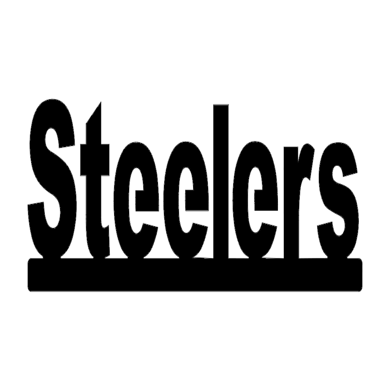 طرح ورد استیلرز مناسب برای استفاده در دستگاه های cnc چوب و cnc لیزر - steelers the word dxf file