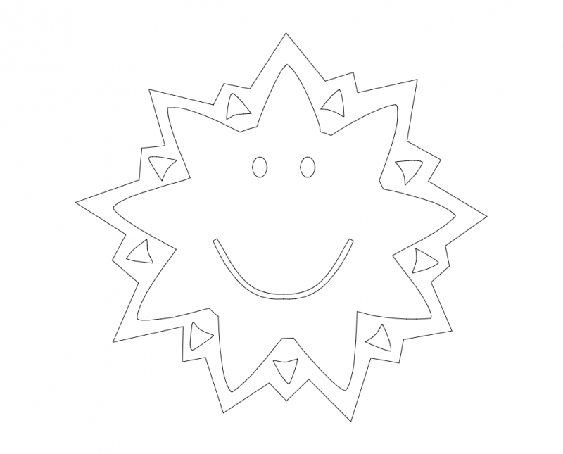 طرح ستاره مناسب برای استفاده در دستگاه های cnc چوب و cnc لیزر - star design dxf file