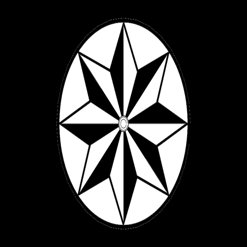 طرح ستاره انبار مناسب برای استفاده در دستگاه های cnc چوب و cnc لیزر - barn star dxf file