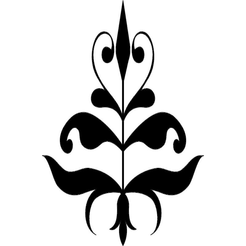 طرح گل مناسب برای استفاده در دستگاه های cnc چوب و cnc لیزر - flower dxf file