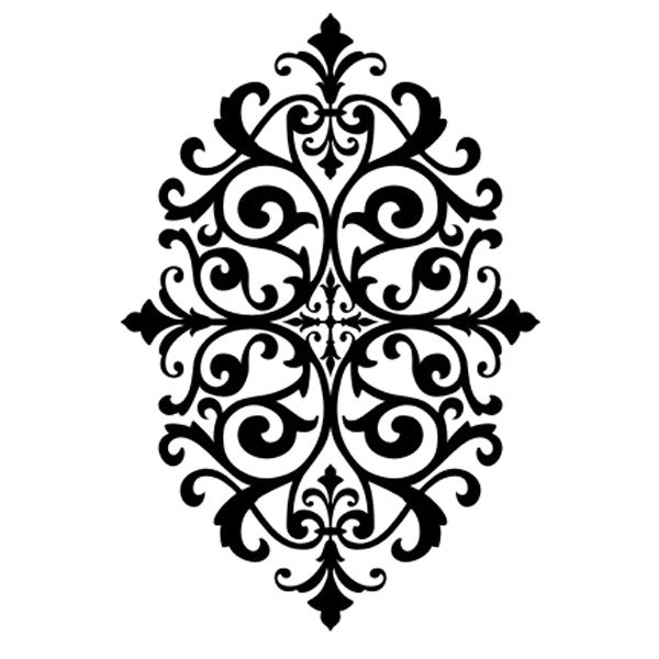 طرح شابلون مدالیون مناسب برای استفاده در دستگاه های cnc چوب و cnc لیزر - medallion stencil design dxf file
