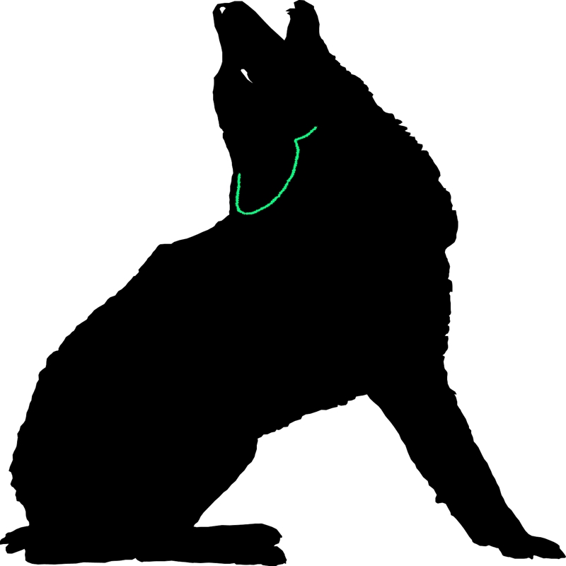طرح کایوت زوزه کش مناسب برای استفاده در دستگاه های cnc چوب و cnc لیزر - howling coyote dxf