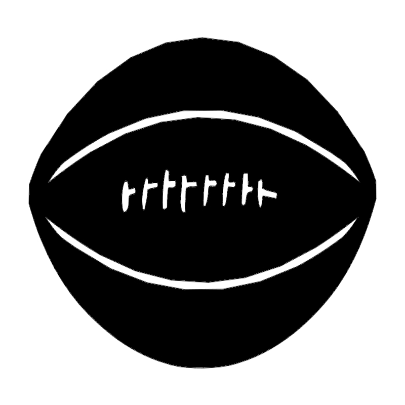 طرح فوتبال آمریکایی مناسب برای استفاده در دستگاه های cnc چوب و cnc لیزر - american football dxf file