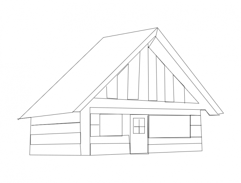 طرح کابین ۱۱۱ مناسب برای استفاده در دستگاه های cnc چوب و cnc لیزر - cabin 111 dxf file