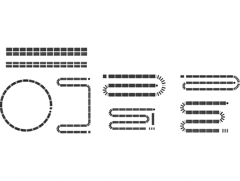 طرح کریباژ مناسب برای استفاده در دستگاه های cnc چوب و cnc لیزر - cribbage dxf file