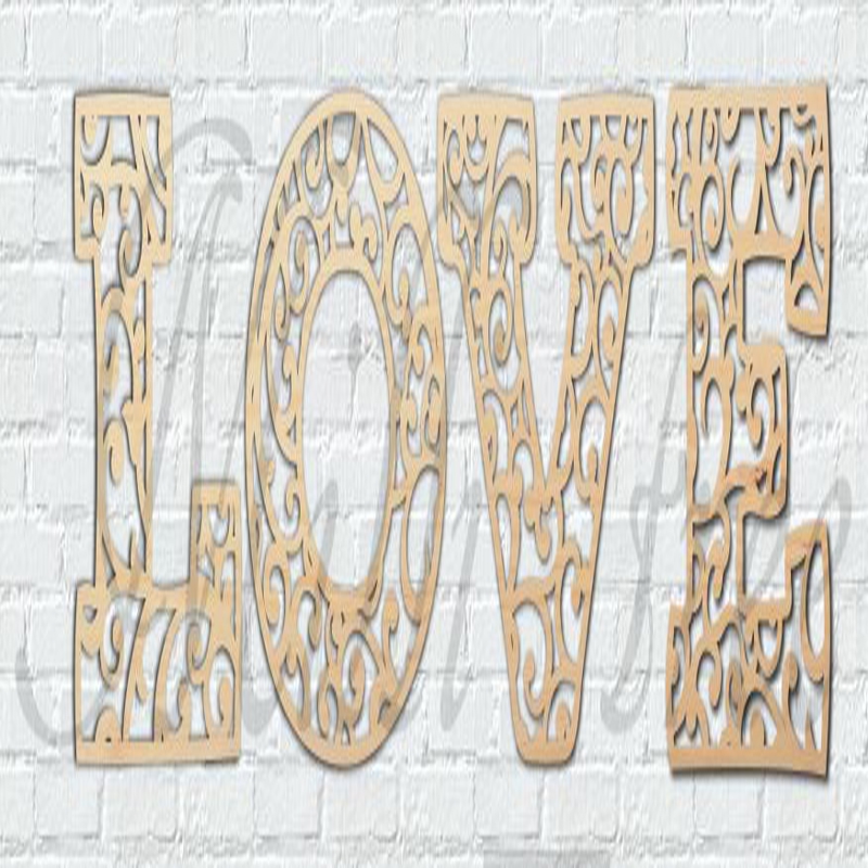 طرح عاشقانه مناسب برای استفاده در دستگاه های cnc چوب و cnc لیزر - love cdr file