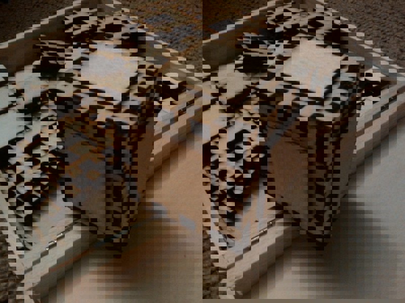 طرح جعبه پازل مناسب برای استفاده در دستگاه های cnc چوب و cnc لیزر - laser cut puzzle box