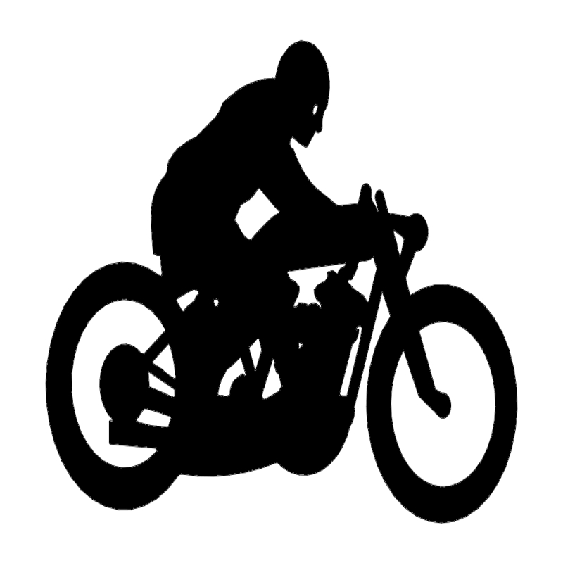 طرح پیست خاکی موتورسیکلت مناسب برای استفاده در دستگاه های cnc چوب و cnc لیزر - dirt track motorcyle dxf file