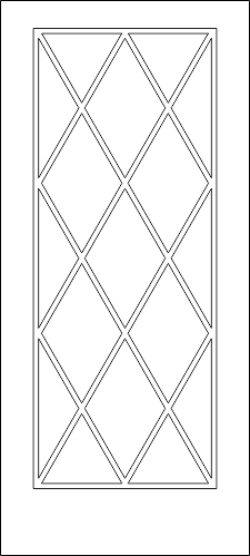 طرح فایل dwg طراحی درب داخلی مناسب برای استفاده در دستگاه های cnc چوب و cnc لیزر - interior door design dwg file
