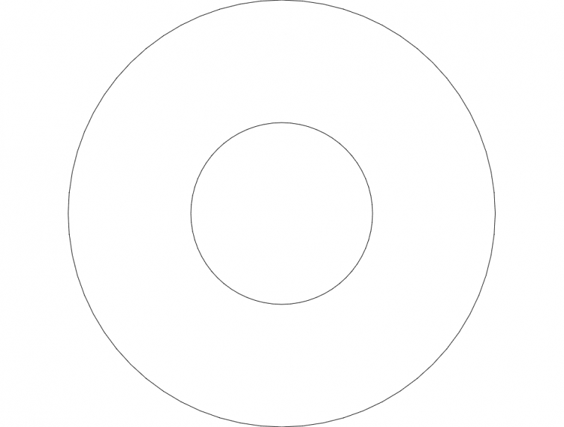 طرح ماشین لباسشویی مناسب برای استفاده در دستگاه های cnc چوب و cnc لیزر - washers dxf file