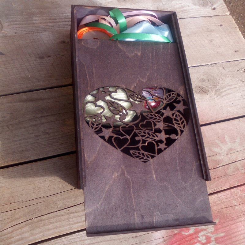 طرح جعبه با درب کشویی جا مدادی مناسب برای استفاده در دستگاه های cnc چوب و cnc لیزر - laser cut box with sliding lid pencil case cdr file
