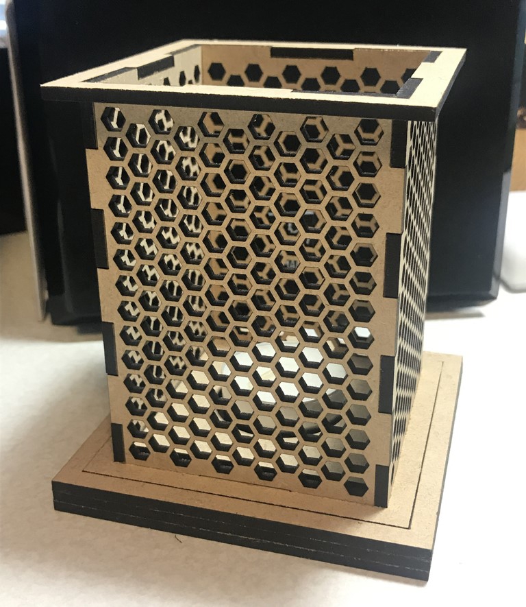 طرح جا شمعی و جا شمعی مناسب برای استفاده در دستگاه های cnc چوب و cnc لیزر - laser cut tea light candle holder svg file