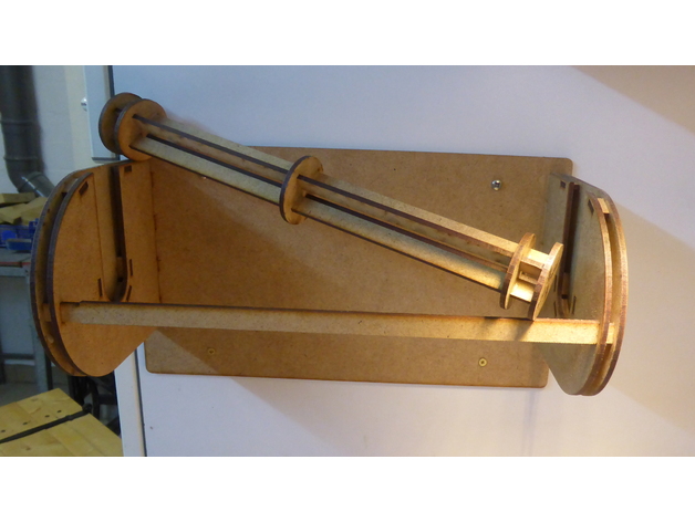 طرح جای دستمال کاغذی مناسب برای استفاده در دستگاه های cnc چوب و cnc لیزر - paper towel holder dxf file