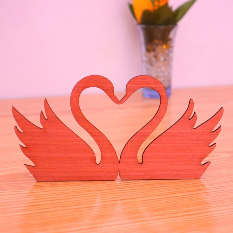 طرح اردک به شکل اردک مناسب برای استفاده در دستگاه های cnc چوب و cnc لیزر - laser cut duck shape cutout template cdr file