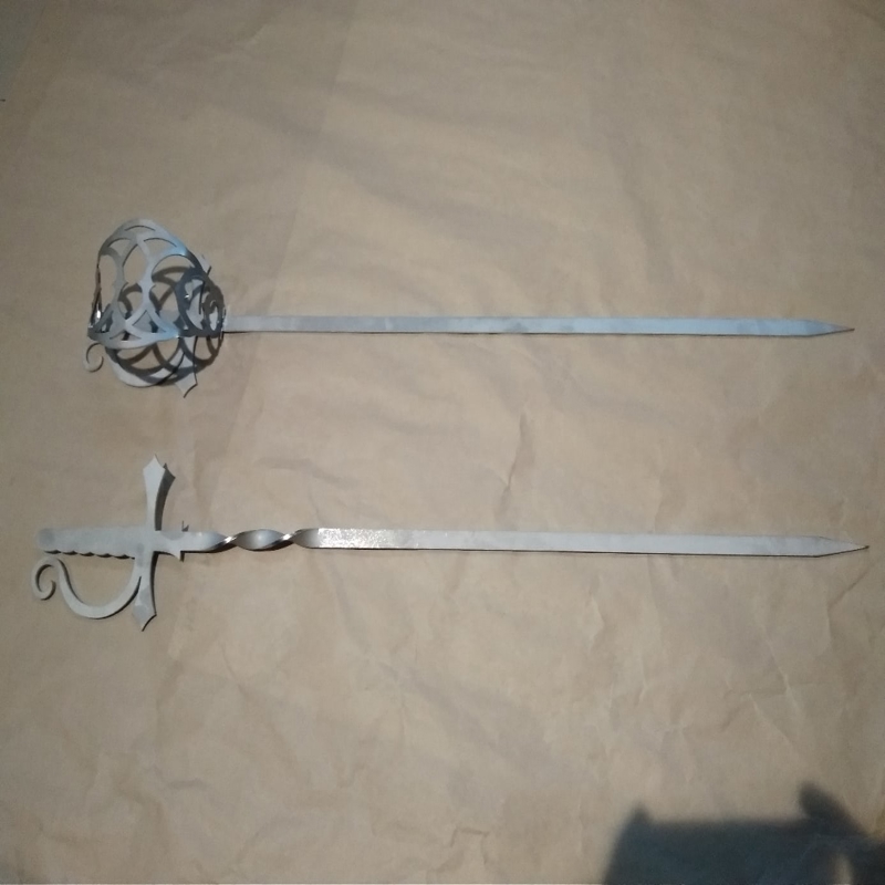 طرح شمشیر ساحره مناسب برای استفاده در دستگاه های cnc چوب و cnc لیزر - laser cut sabre sword dxf file