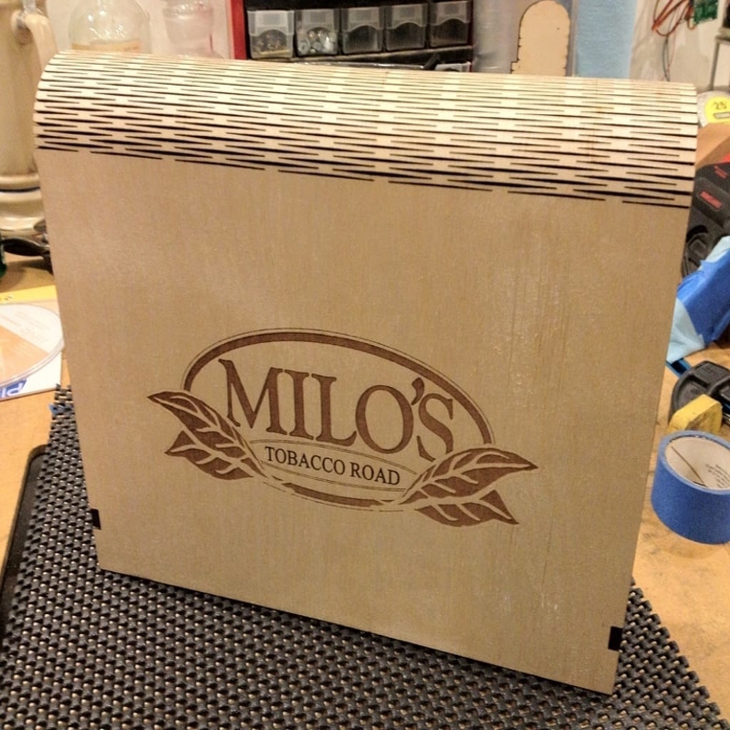 طرح جعبه فلکسی چوبی مناسب برای استفاده در دستگاه های cnc چوب و cnc لیزر - laser cut wooden flex box cdr file