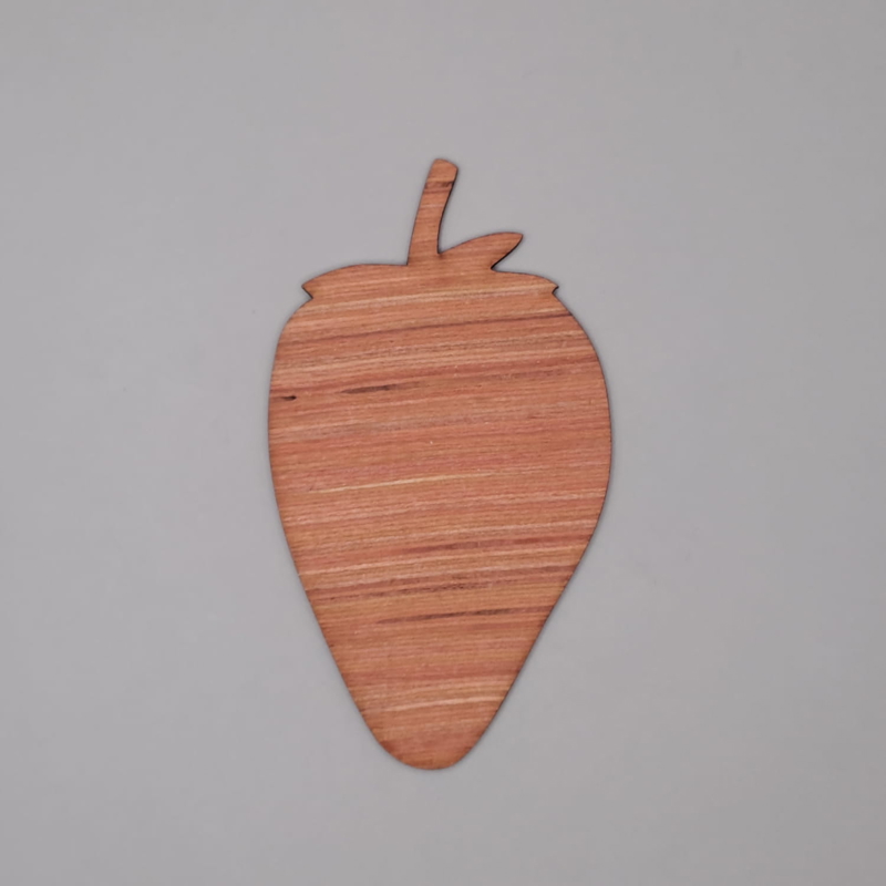 طرح جعبه چوبی توت فرنگی برای کاردستی مناسب برای استفاده در دستگاه های cnc چوب و cnc لیزر - laser cut strawberry wood cutouts for crafts cdr file