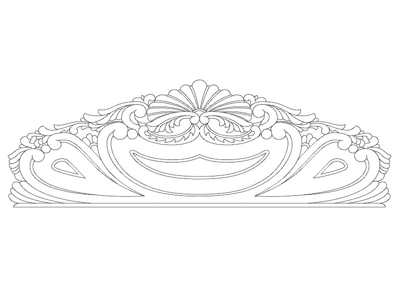 طرح تاج تخت چوبی با روتر cnc مناسب برای استفاده در دستگاه های cnc چوب و cnc لیزر - wooden bed head design cnc router cdr file